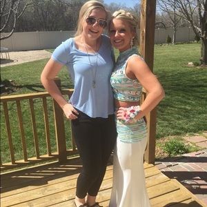 (not sure on brand) bought at a bridal store!